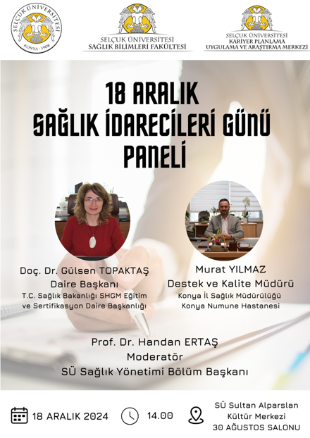 18 Aralık Sağlık İdarecileri Günü PANELİ